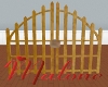 (1M) wood picket gate