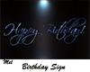 Happy Birthday Sign