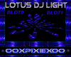Blue Lotus Dj Light