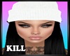 Ciara Beanie White Black