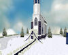 Snowy Winter Church