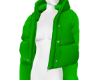 MK Green Puffer Jckt (F)