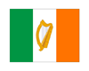 Irish Flag with Harp