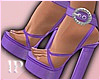 Purple Sandals Heels