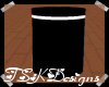 TSK-Kitchen Trashcan Blk
