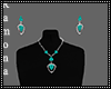 Silver-Teal Set