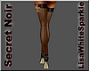 Secret Noir Nylons+Heels