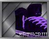 purple shoes