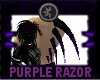 {E} Purple Tip Razor