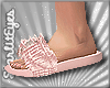 *Pink Fur Sandals*