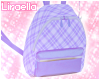 Purple Plaid Backpack