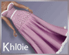 K pink xmas fur gown