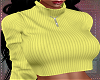 Yellow Crop Sweater