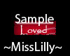 {ML} Loved Sticker