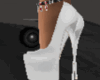 [VH] white charm heels
