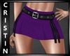 !CR Purple Mini Skirt RL