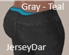 Jersey Droop Jeans Gray