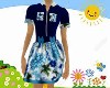 Kid Blue Floral Dress