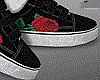 Y' Rose Black Shoes+Sock