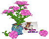 B-day Card/Pink Flowers