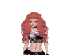Peach rocker hair