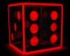 Neon Red Dice