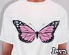 j. top butterfly pink m