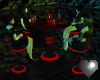 Red Glow Yin Yang Table