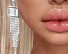 Monica White Earrings