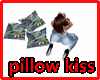 throw pillow kiss