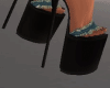 Denim Platforms Heels