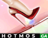 Blame Stiletto Pumps RED