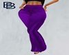 Purple Satin Pants