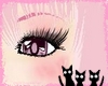 Kawaii Pink Manga Eyes