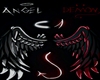 angel demon cutout
