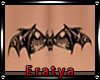*E* Bat Tattoo Back