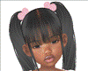  Pigtails w/ pink Puffs