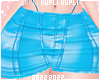 $K Sky Blue Skirt