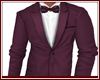 Maroon 3pc Suit