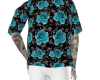 Blue rose top