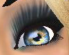 Real eyes blue brown