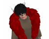 Red Fur Scarf Yoru