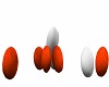 OrangeWhite FloorBalloon