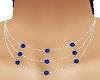 sapphire/blue necklace