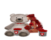 Valentine Bear Cute Pose
