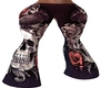 Skull Rose Flares