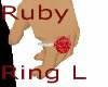 Ruby Boing Ring L
