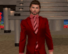 ! Red NoVest Tie Suit 2