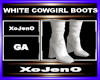 WHITE COWGIRL BOOTS