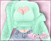 C! Fur Jacket Mint e